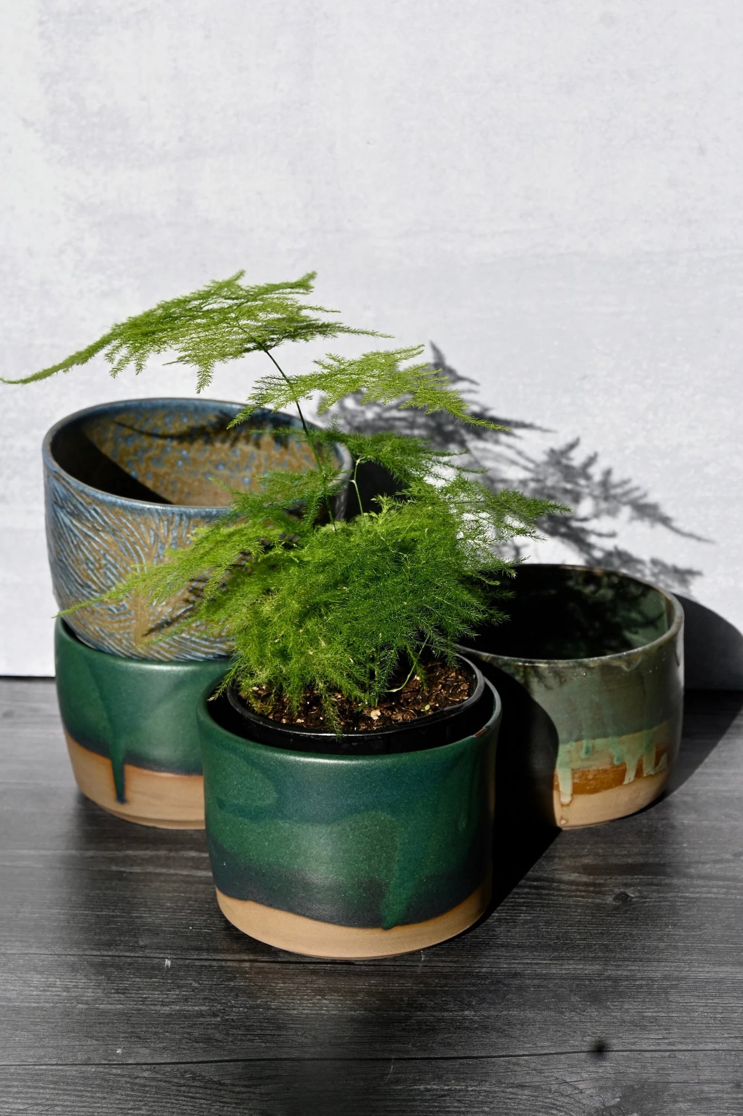 Jewel Green Planters